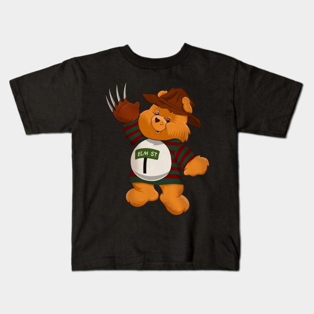 Freddy Bear Kids T-Shirt by willblackb4